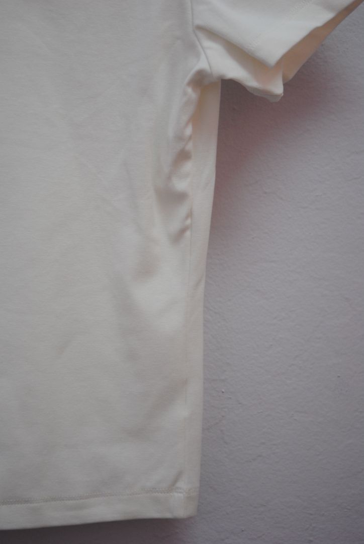 white Hidden Brand fitted tee, S, M, L, & XL