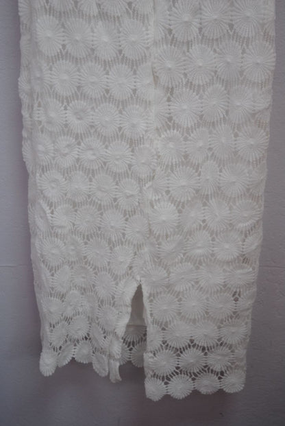 white Hidden Brand floral lace dress, S, M, & L