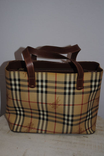 nova check Burberry nova check zip tote bag