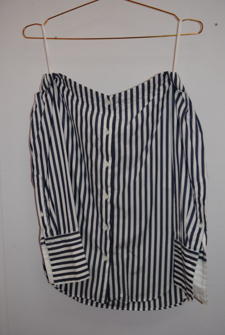 Rag & Bone pinstripe off shoulder