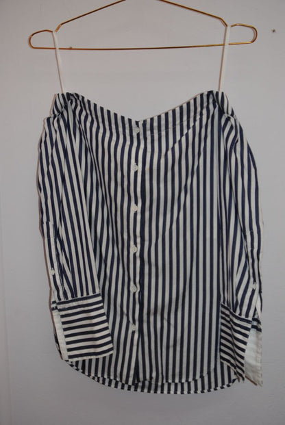 Rag & Bone pinstripe off shoulder