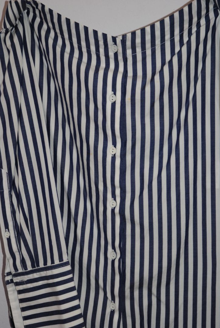 Rag & Bone pinstripe off shoulder
