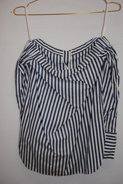 Rag & Bone pinstripe off shoulder