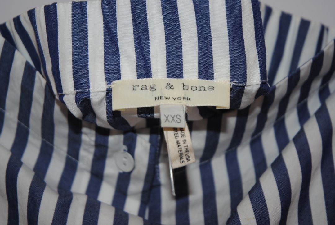 Rag & Bone pinstripe off shoulder