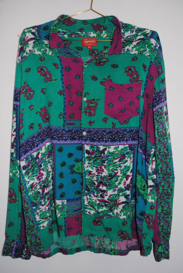 SUPREME floral button up