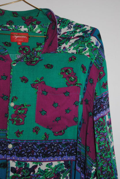 SUPREME floral button up