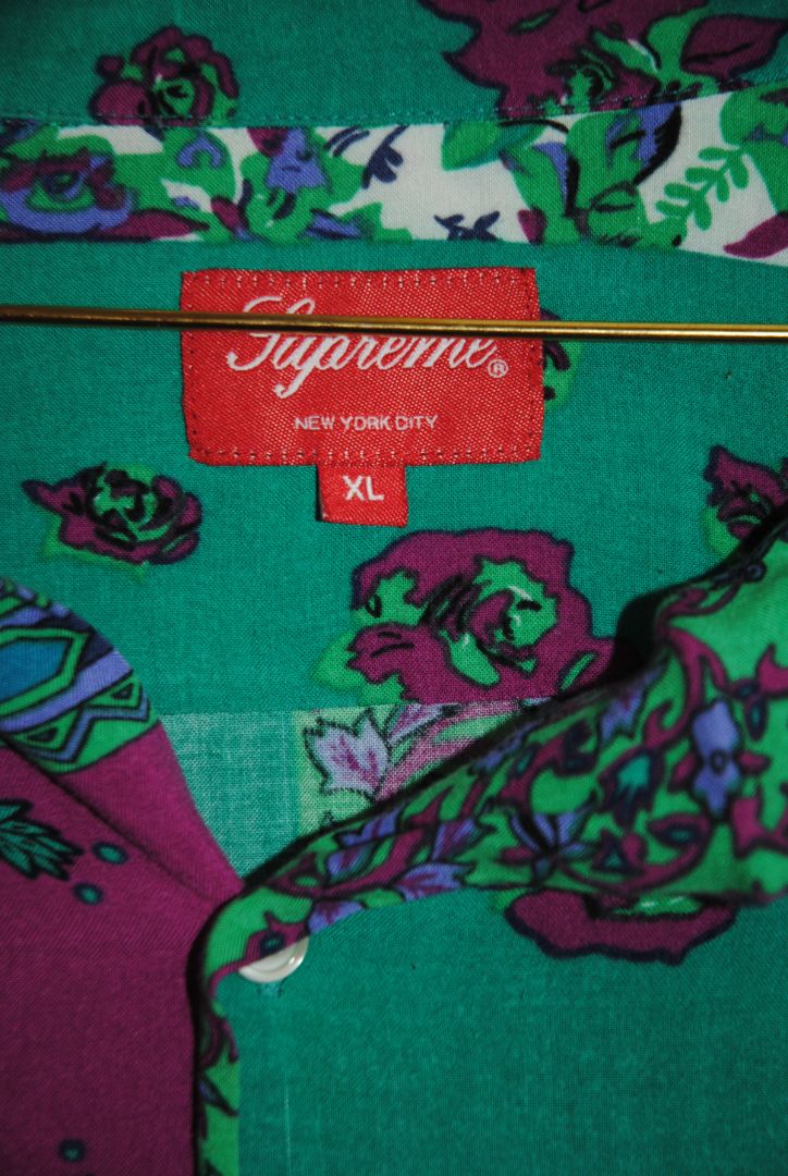 SUPREME floral button up