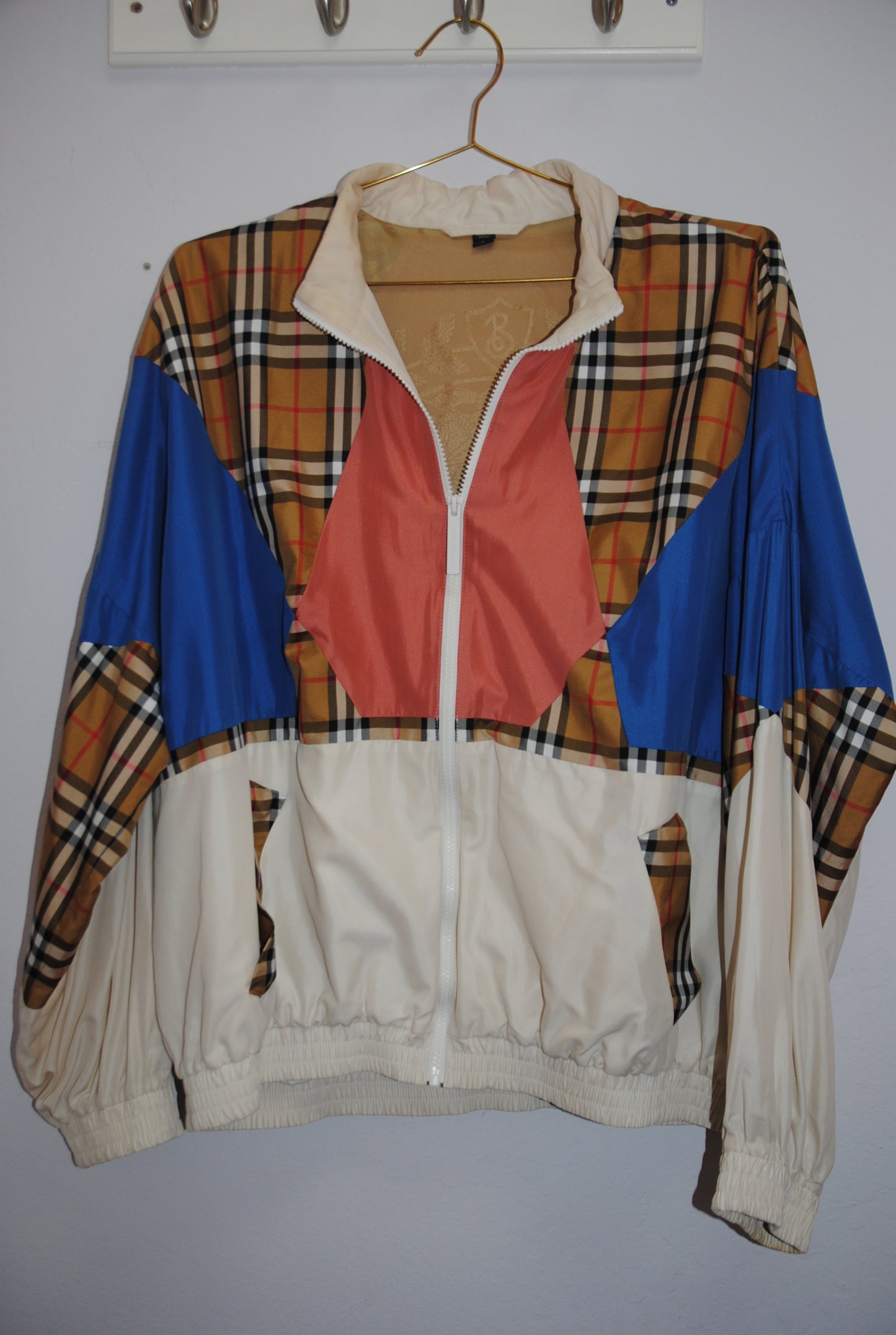 multi color Burberry  windbreaker jacket, L