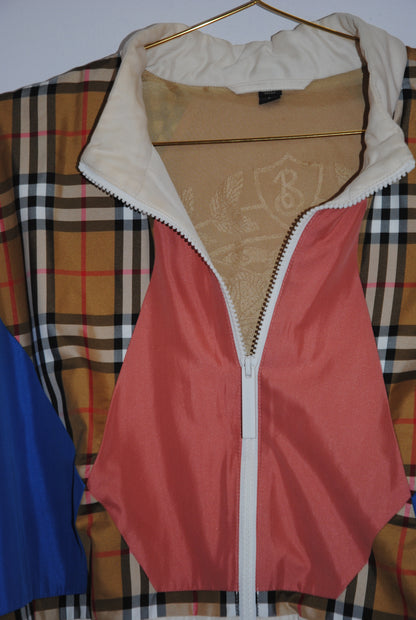 multi color Burberry  windbreaker jacket, L
