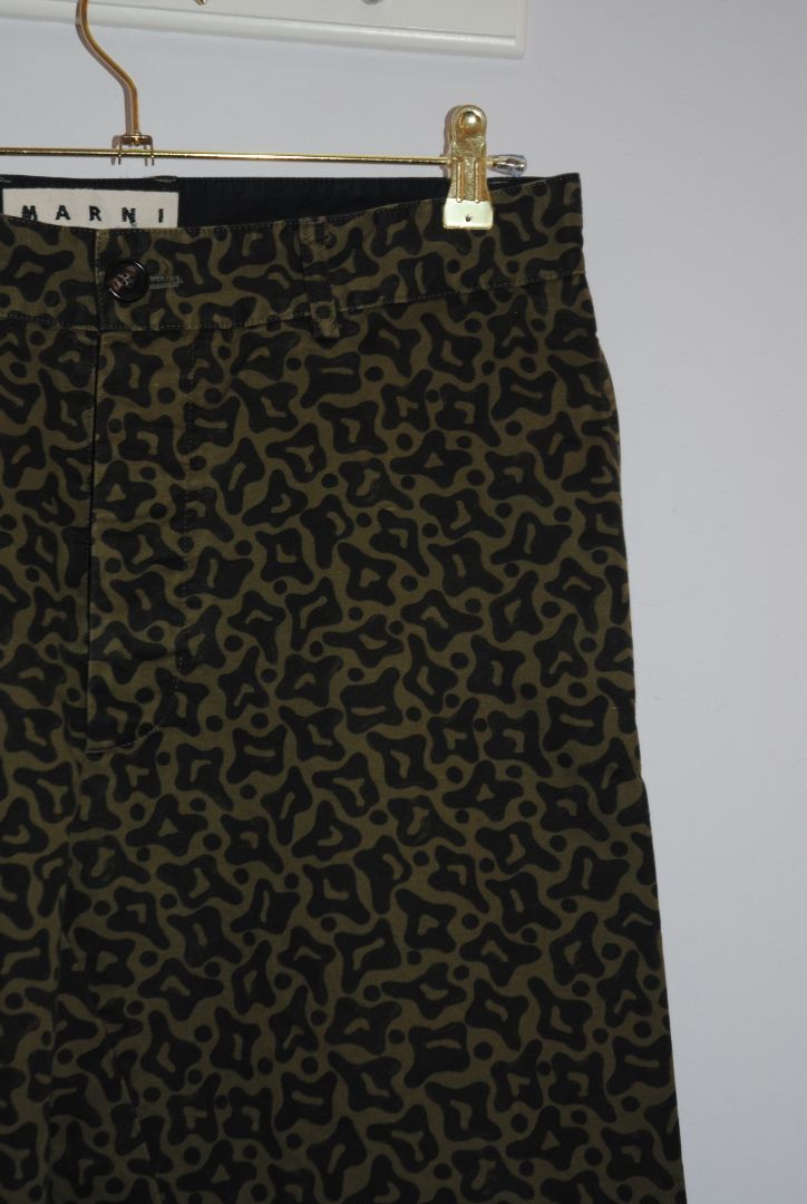 leopard MARNI animal print pants