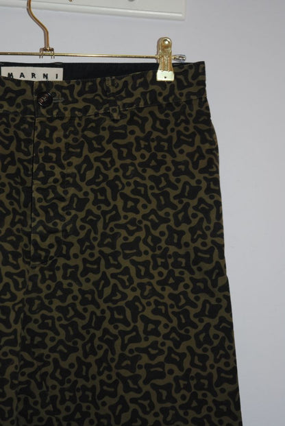 leopard MARNI animal print pants