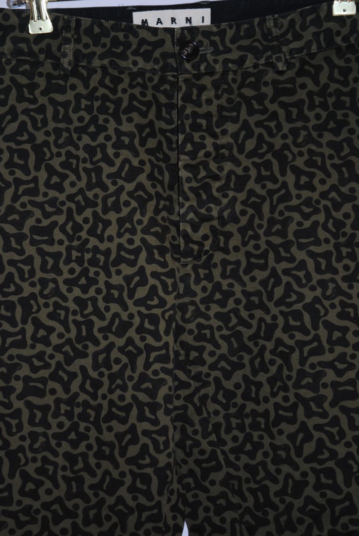 leopard MARNI animal print pants
