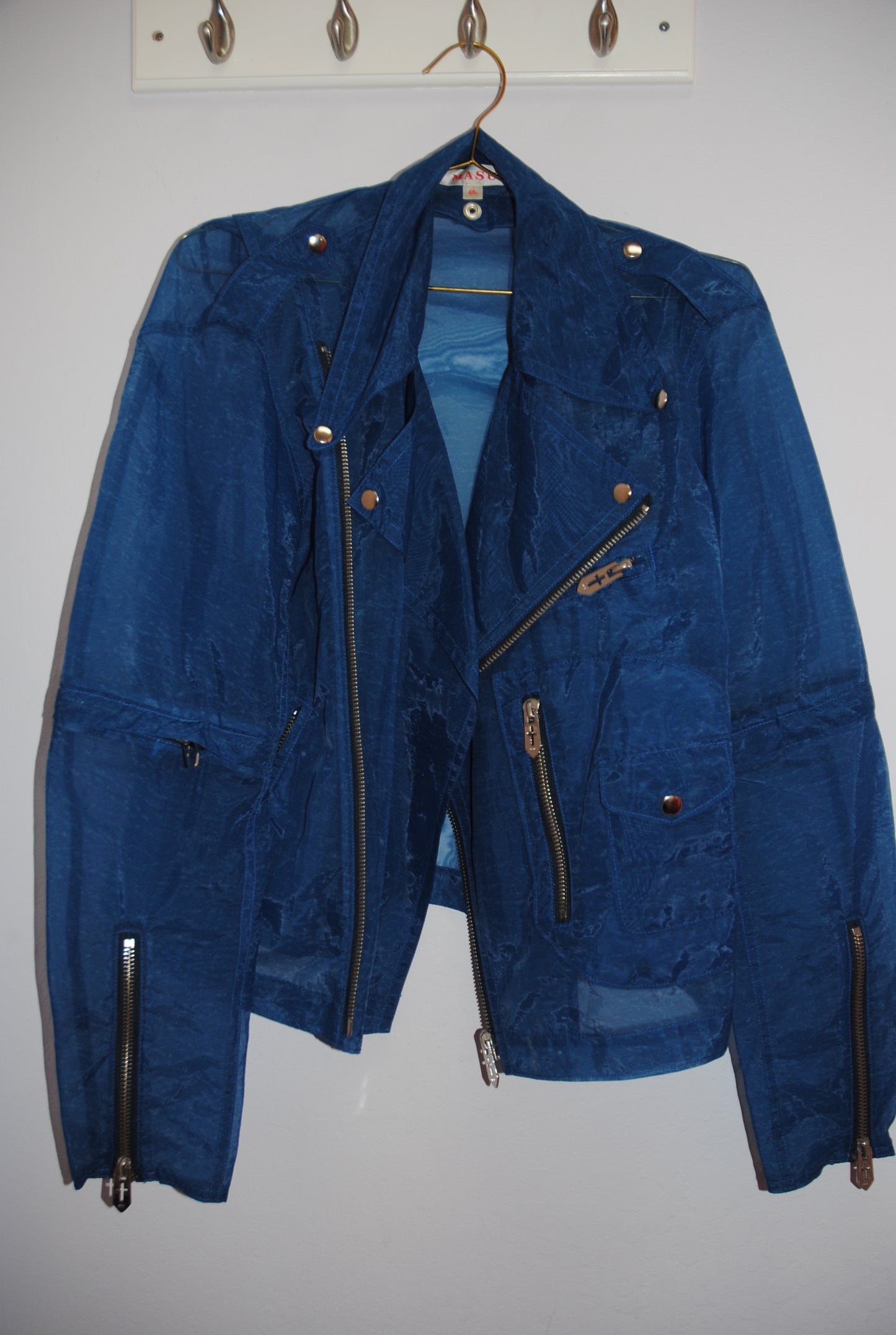 blue Masu  sheer  jacket, 46