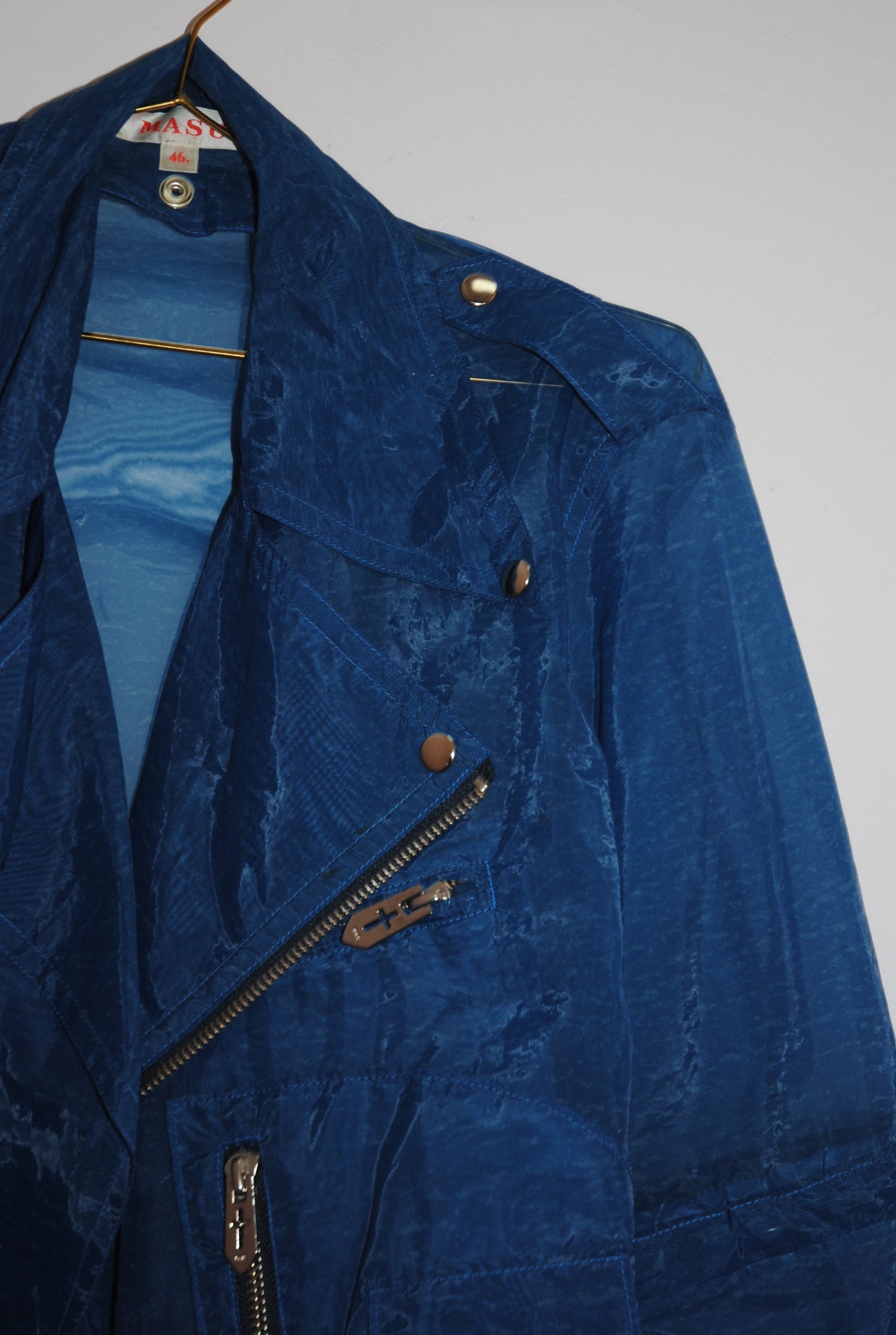 blue Masu  sheer  jacket, 46