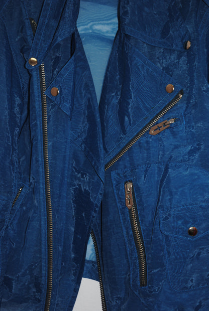blue Masu  sheer  jacket, 46