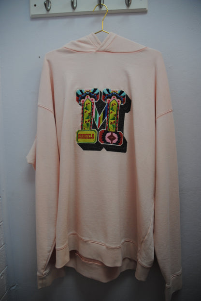 soft blush pink  Maison Margiela  hoodie, US 10