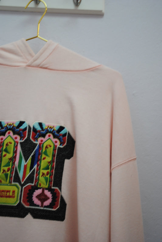 soft blush pink  Maison Margiela  hoodie, US 10