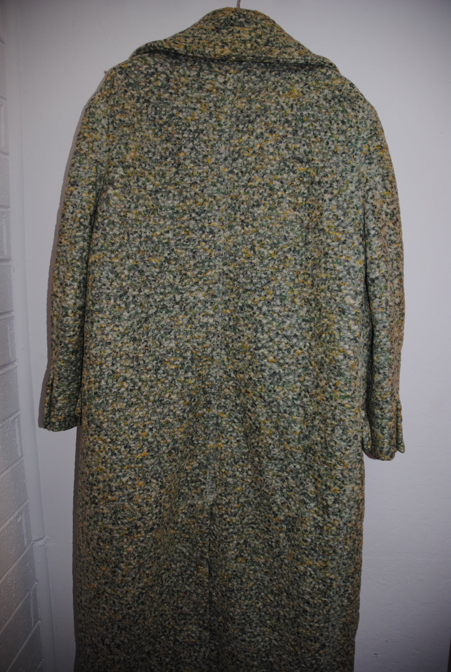 green multi  Burberry  coat, US 12