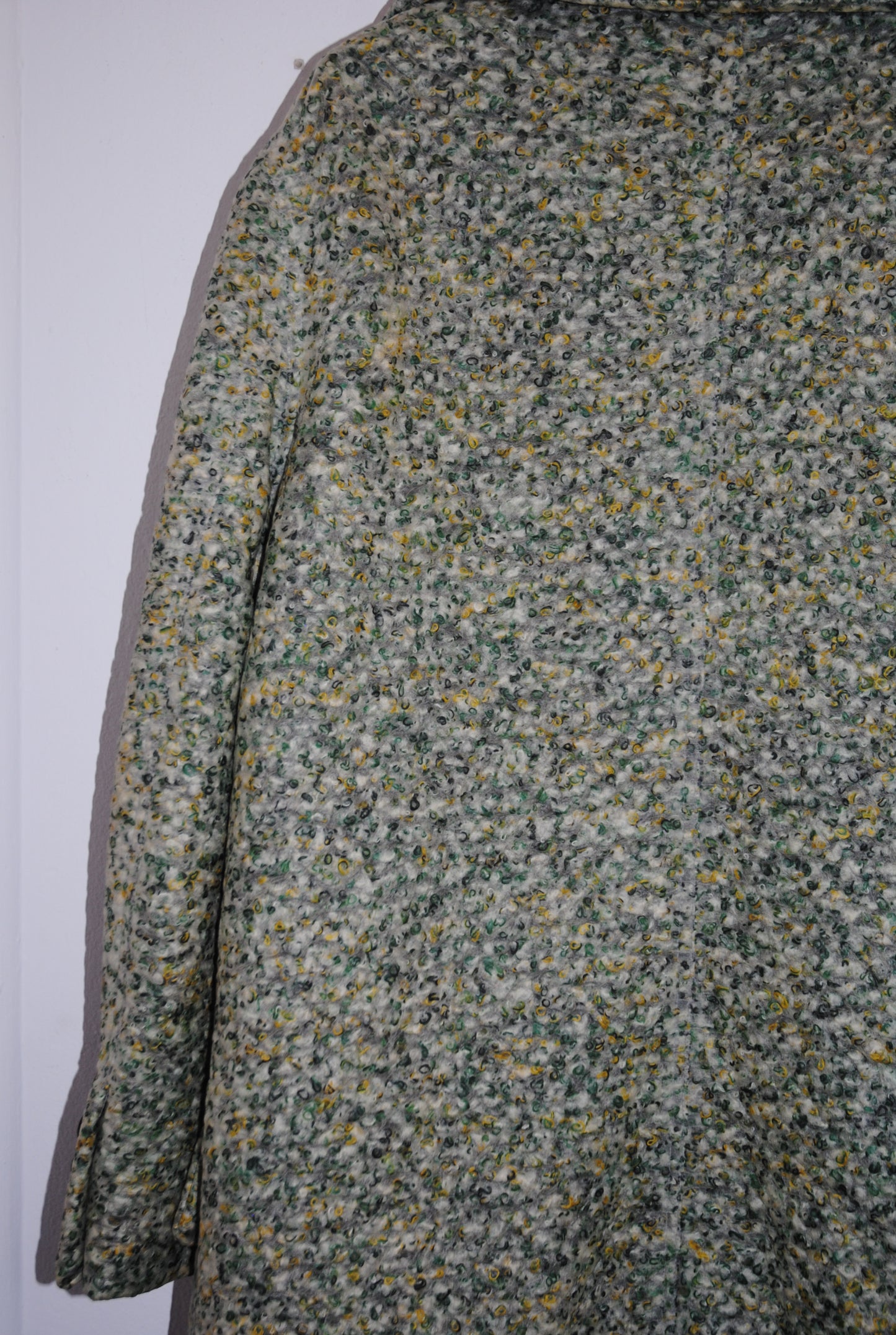 green multi  Burberry  coat, US 12