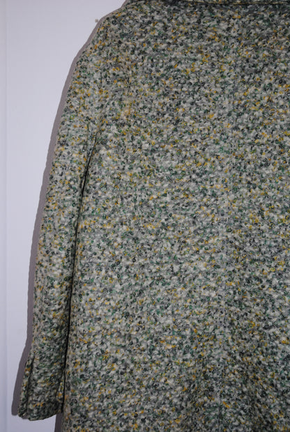 green multi  Burberry  coat, US 12