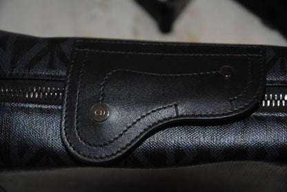 black and gray Christian Dior Diamond Lingot Crossbody bag