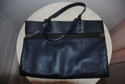 Valentino leather zip expandable tote