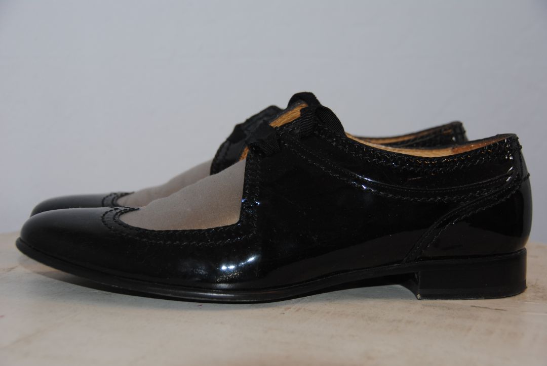 Lanvin bi color loafers