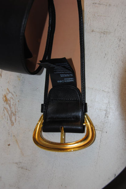 black Club Monaco wide belt