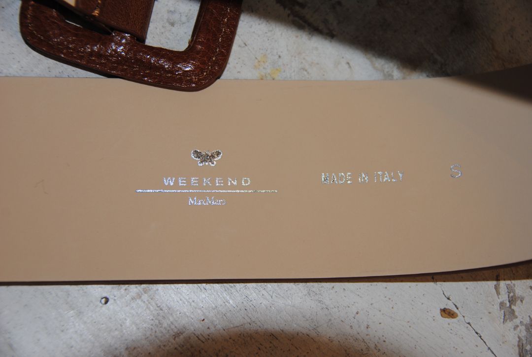 Max Mara wide belt