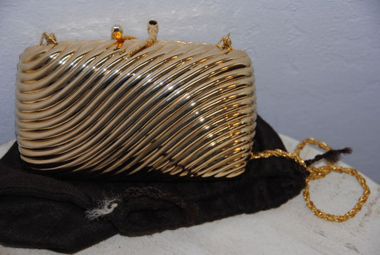 Saks Fifth Avenue vintage minaudiere evening clutch