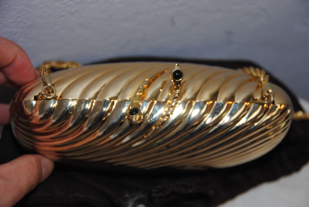 Saks Fifth Avenue vintage minaudiere evening clutch