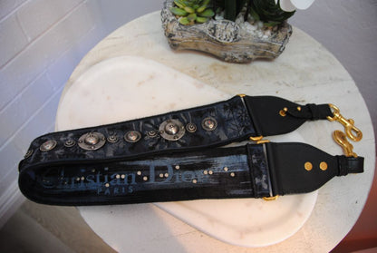 Christian Dior guitar bohemian shoulder strap