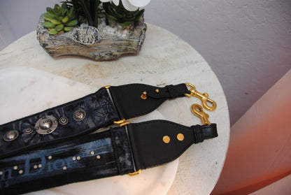 Christian Dior guitar bohemian shoulder strap