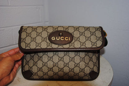 Neo Vintage Supreme Feline Head belt bag GUCCI