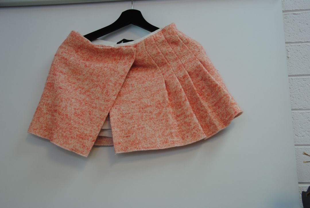 Maje tweed mini skirt