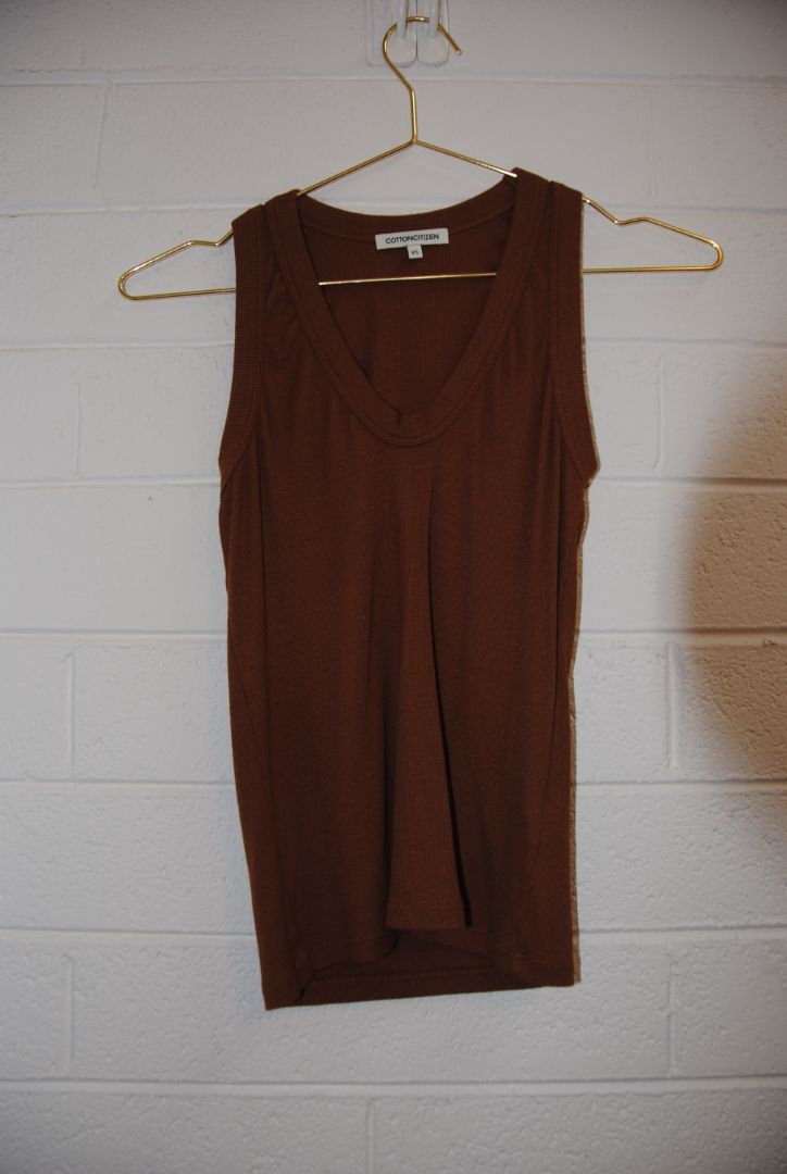 Cotton Citizen v neck tank