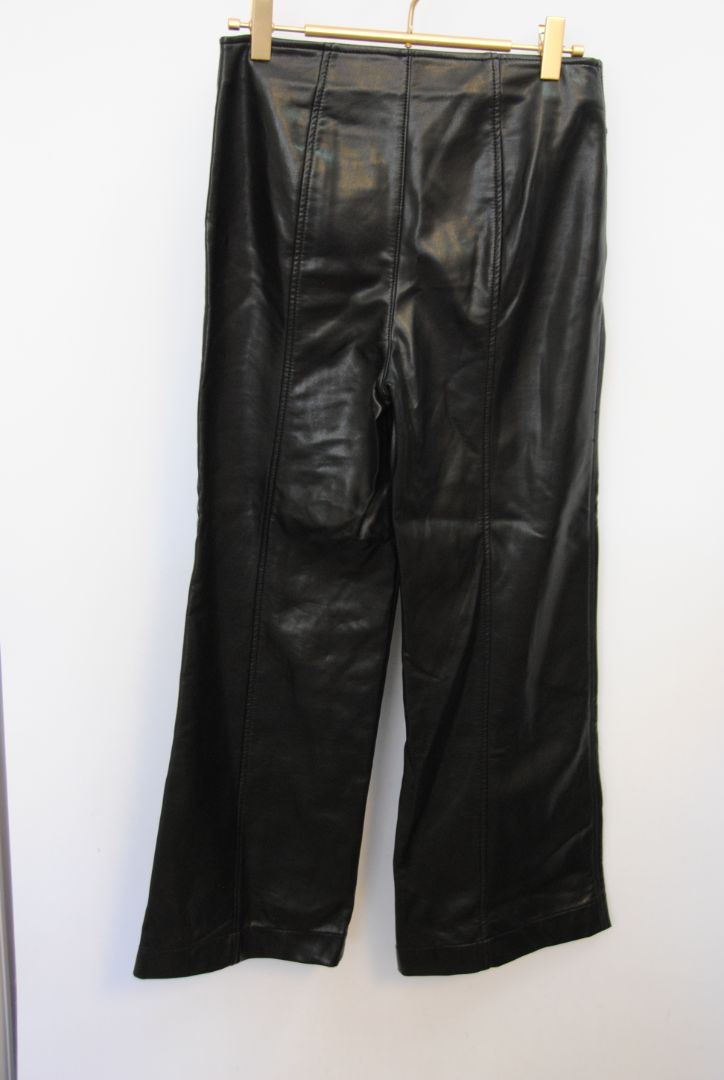 Cinq a Sept pleather wide leg