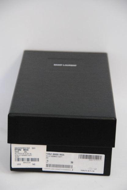 Nu Pieds Woven Patent Leather
