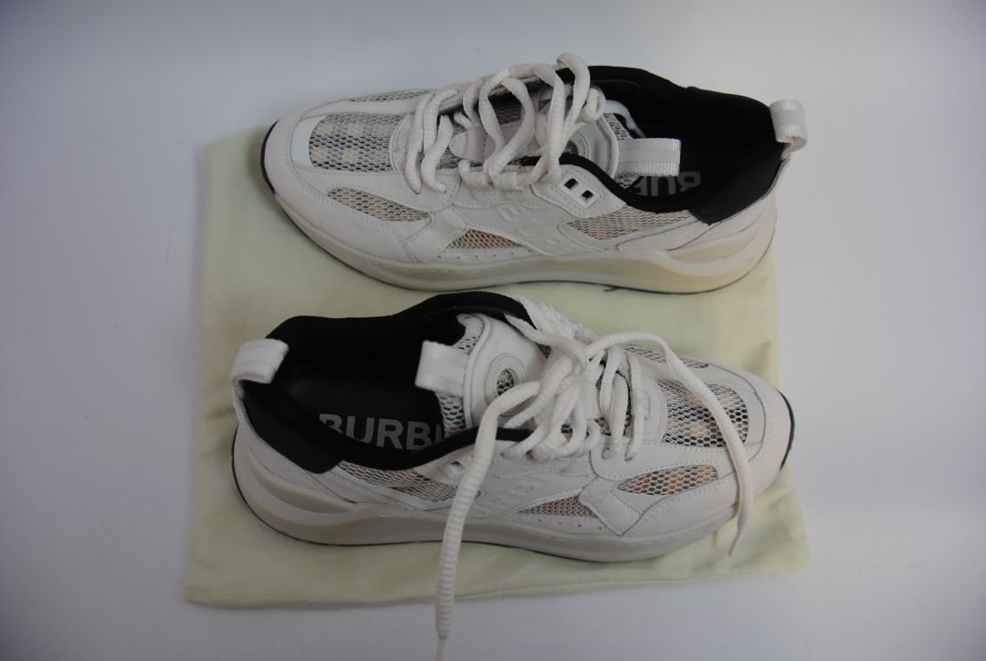 Arthur Vintage Check Mesh Sneakers