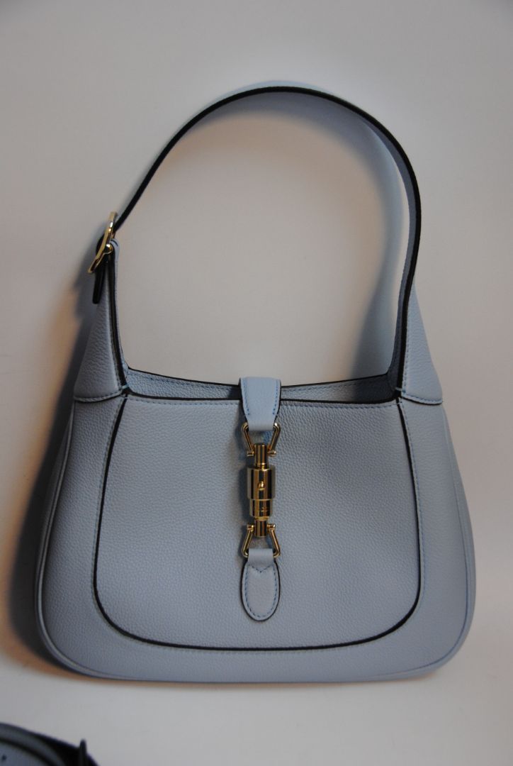 light blue Gucci 1961 Jackie complete set