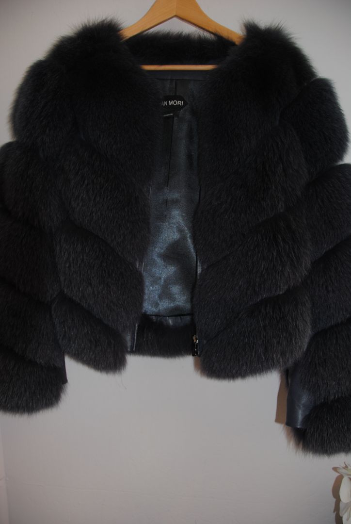 Gian Mori fur and leather jacket