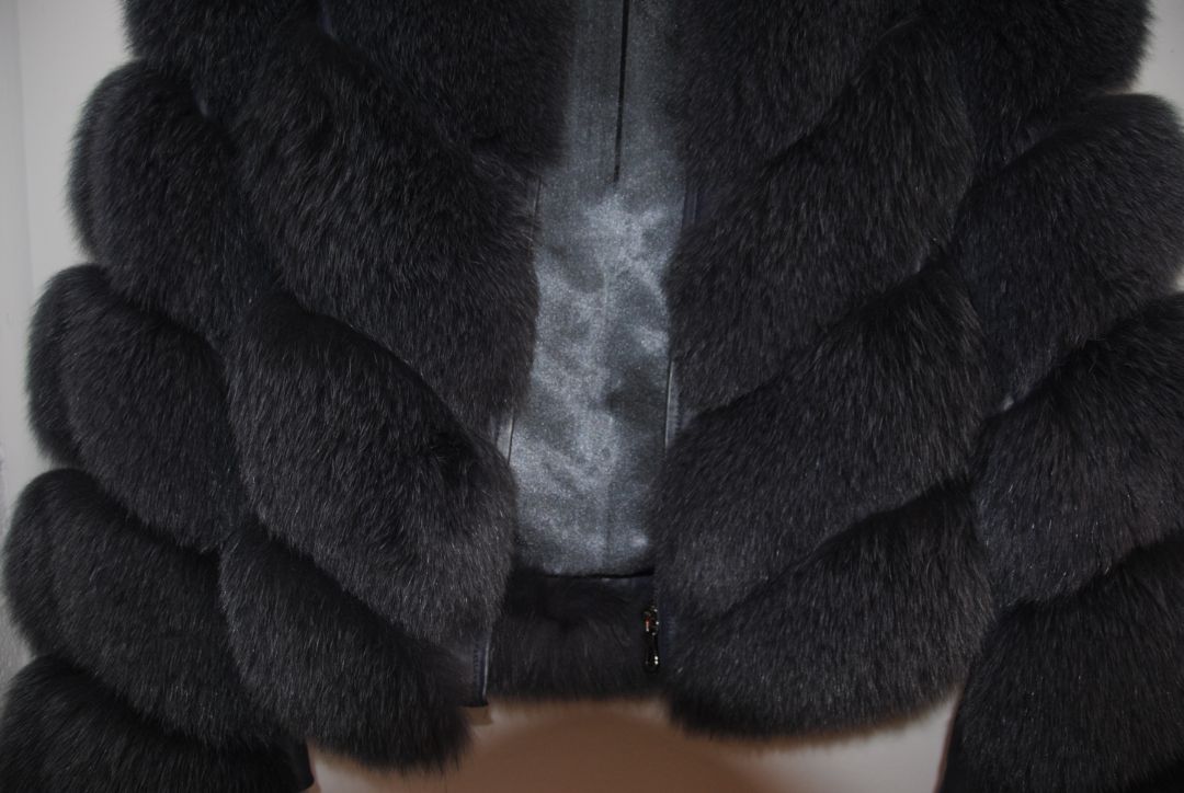 Gian Mori fur and leather jacket