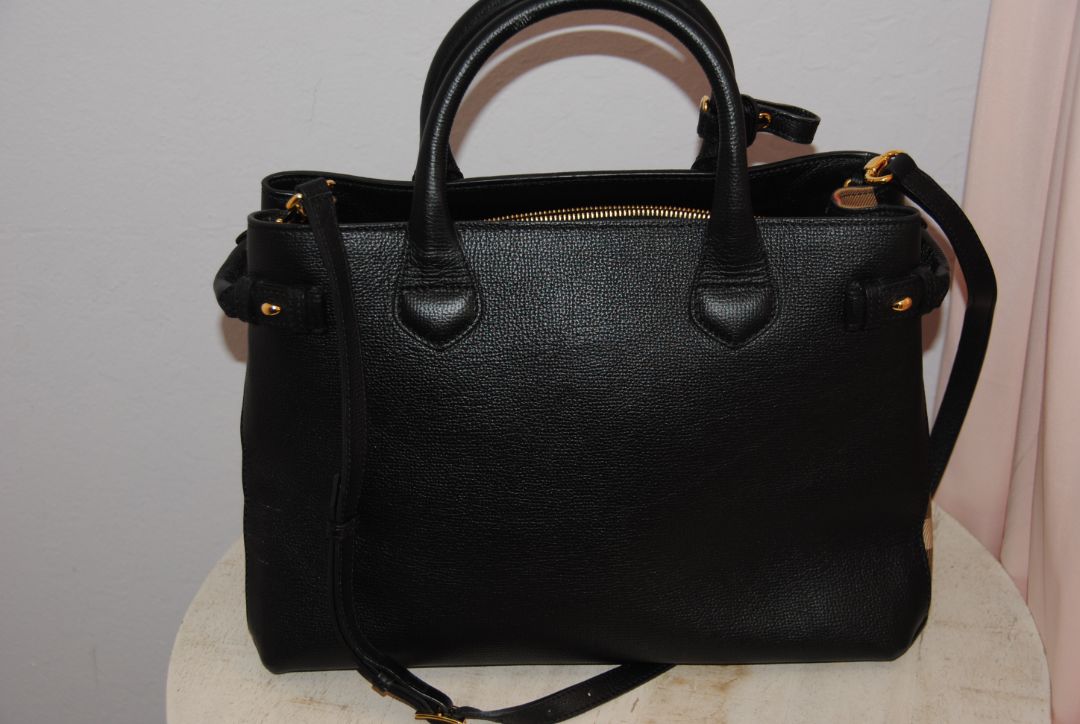 check panel tote Burberry