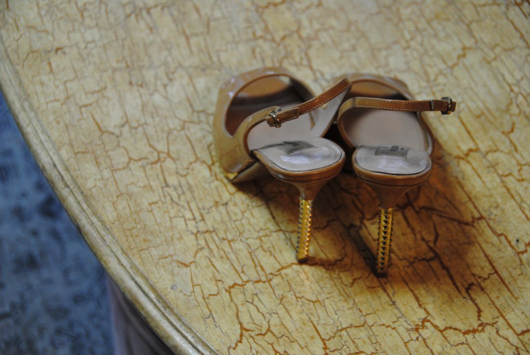 Valentino slingback peeptoe