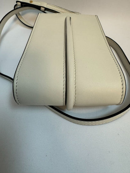 Fendi Fendigraphy Cellphone Pouch in signature FF monogram, featuring a sleek design with a detachable strap, gold-tone hardware, and a compact, functional interior to hold your phone and essentials.