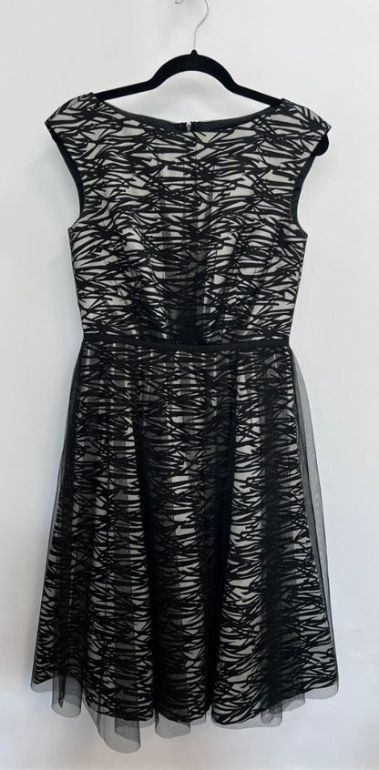 black and white Maggy London a line dress, 6