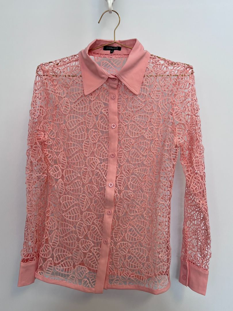 pink, yellow CQ by CQ button up, 2s, 2m, 2l