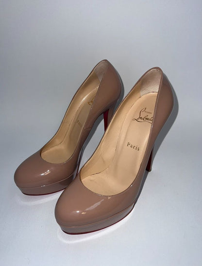 nude Christian Louboutin heels, 39.5 EU
