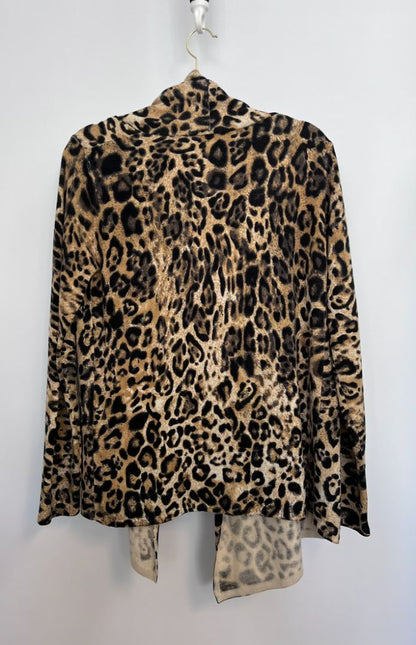 leopard Neiman Marcus sweater, M