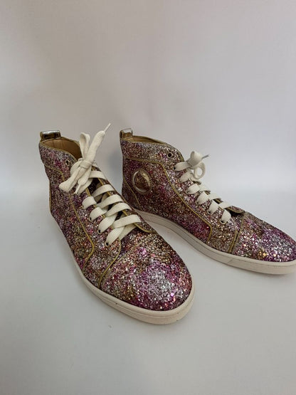 multi color Christian Louboutin high cut sneakers, 41 EU